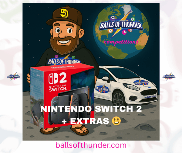 NINTENDO SWITCH 2 + 2 JOYCONS + 2 STEERING WHEELS + MARIO KART WORLD